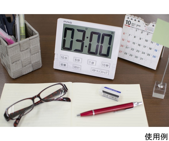 ノア精密 MAGタイマー ベンガ君BIGTM-605 WH 1個 (ご注文単位1個) 【直送品】