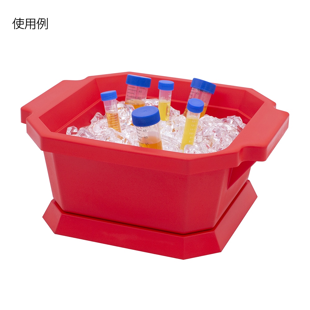 アズワン アイスバケツ (Magic Touch 2 (TM) ) 2.5L レッドM16807-2003 1個 (ご注文単位1個) 【直送品】