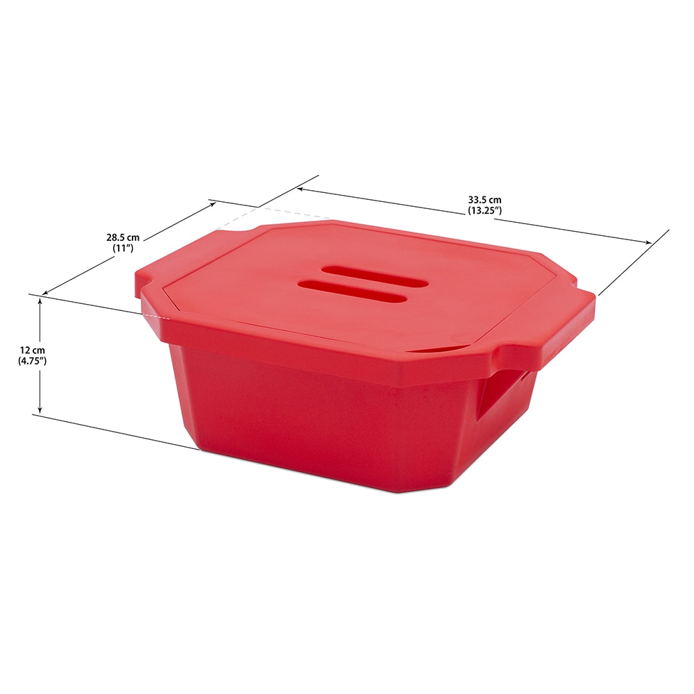 アズワン アイスバケツ (Magic Touch 2 (TM) ) 2.5L レッドM16807-2003 1個 (ご注文単位1個) 【直送品】