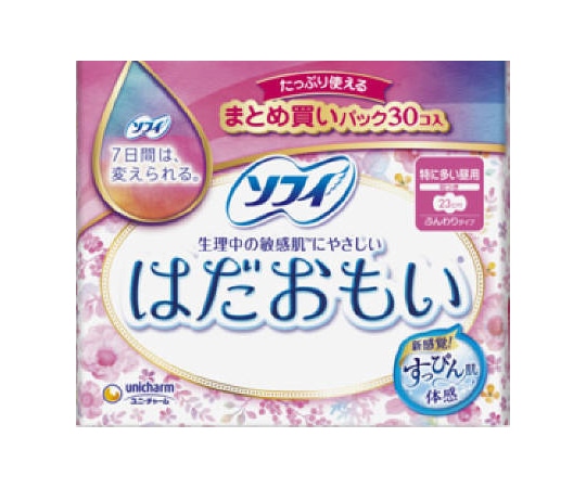 ユニ・チャーム ソフィ はだおもい 特に多い昼用 230 羽つき 30枚 1個 (ご注文単位1個) 【直送品】