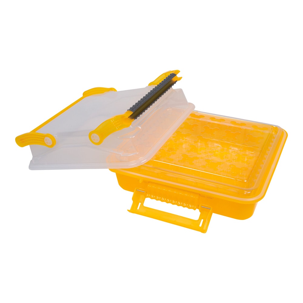 アズワン サンプル運搬ボックス (Duraporter) イエロー120928 1個 (ご注文単位1個) 【直送品】