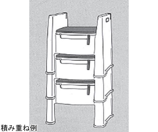 アロン化成 背付ポータブルトイレ楽立AD533-155 1個 (ご注文単位1個) 【直送品】