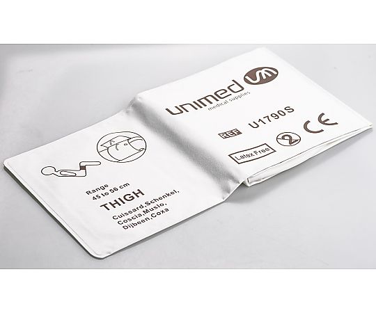 アズワン ディスポーザブル血圧計カフ 大腿部用 45～56cm 5枚入U1790S-C12 1箱 (ご注文単位1箱) 【直送品】