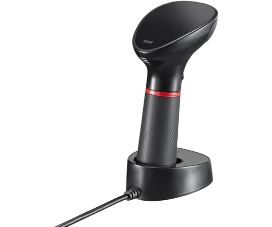 サンワサプライ ワイヤレス2次元バーコードリーダー (2.4GHzワイヤレス) BCR-WL2D1BK 1セット (ご注文単位1セット) 【直送品】