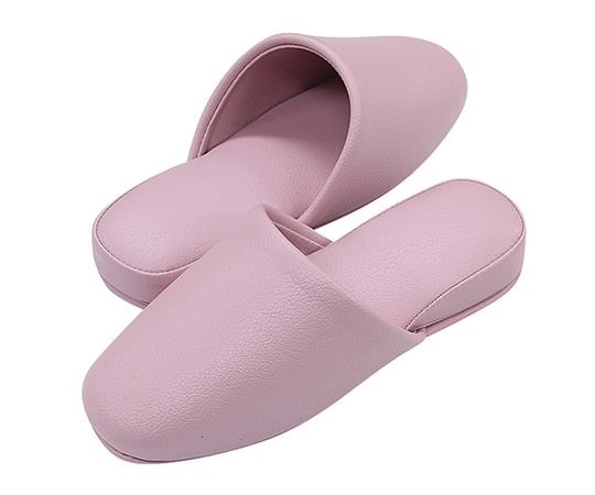 ストロング スリッパ (抗菌カラーテンダー・6足入) 前閉じ ピンク 1袋 (ご注文単位1袋) 【直送品】