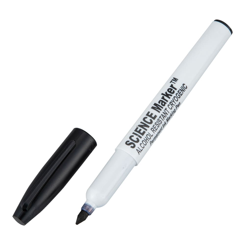 GA International 超低温耐アルコールマーカー (SCIENCE-Marker) 黒SM-1B-6 1本 (ご注文単位1本) 【直送品】