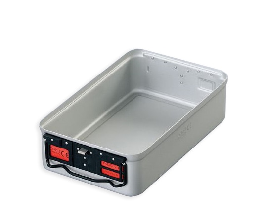 アズワン 滅菌コンテナ (本体) M 475×272×96mm 1個 (ご注文単位1個) 【直送品】