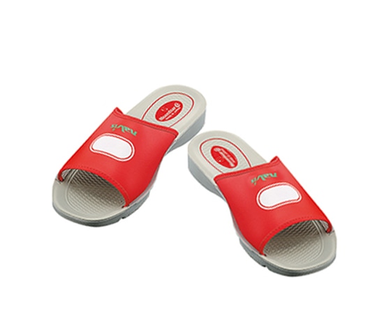 アズワン ナビス快適サンダル (ジェットウォッシャー可) レッド 6号 (26.0～26.5cm) 1足 (ご注文単位1足) 【直送品】