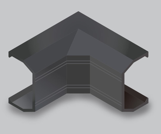 マサル工業 ニュー・エフモール付属品 イリズミ 1号 ブラックSFMR1W 1個 (ご注文単位1個) 【直送品】