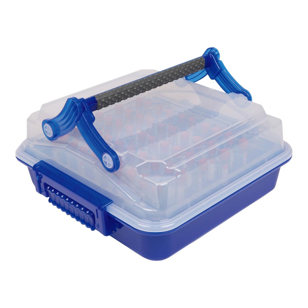 アズワン サンプル運搬ボックス (Duraporter) ブルー120926 1個 (ご注文単位1個) 【直送品】