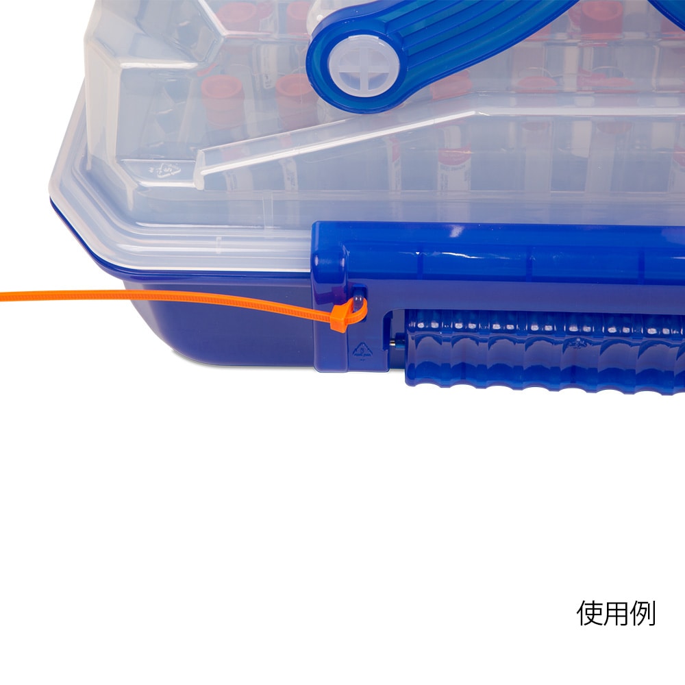 アズワン サンプル運搬ボックス (Duraporter) ブルー120926 1個 (ご注文単位1個) 【直送品】