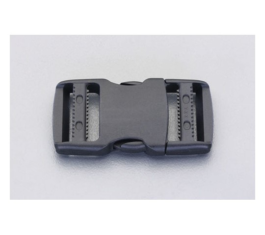 エスコ 25mm バックル (サイドリリース/プラスチック製) EA628RA-25 1個 (ご注文単位1個) 【直送品】