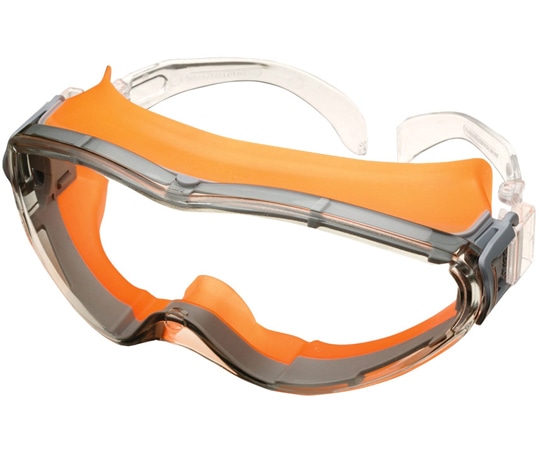 ミドリ安全 ゴーグル X-9302 ゴーグラス オレンジ (曇り止め/ハードコート加工) X-9302-GL-OR 1個 (ご注文単位1個) 【直送品】