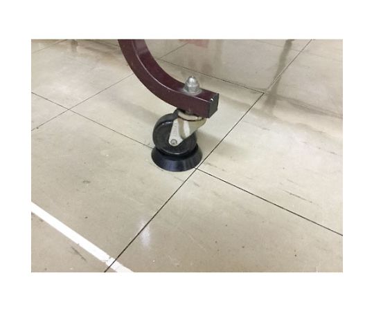 光 平置きゴム 黒丸 内径65mmBE-0-652 1個 (ご注文単位1個) 【直送品】