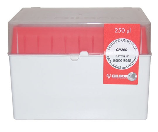 ギルソン キャピラリー＆ピストン CP-250ST 96本×6ボックス (滅菌済) F148714 1箱 (ご注文単位1箱) 【直送品】