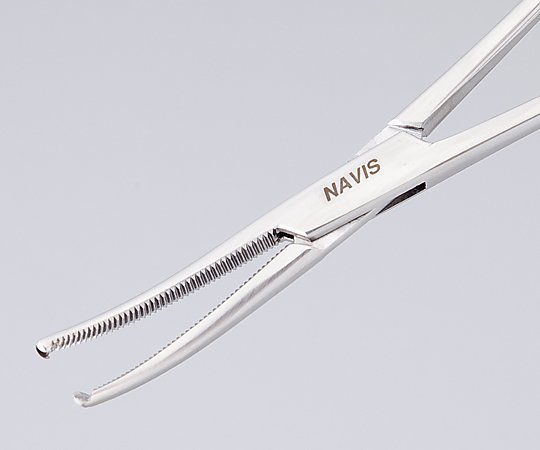 アズワン 止血鉗子 有鈎反 145mmHF-4 1本 (ご注文単位1本) 【直送品】