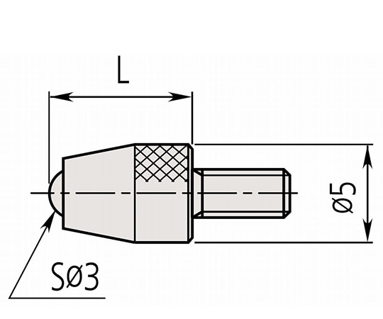 ミツトヨ 3Dプラスチック測定子901994 1個 (ご注文単位1個) 【直送品】