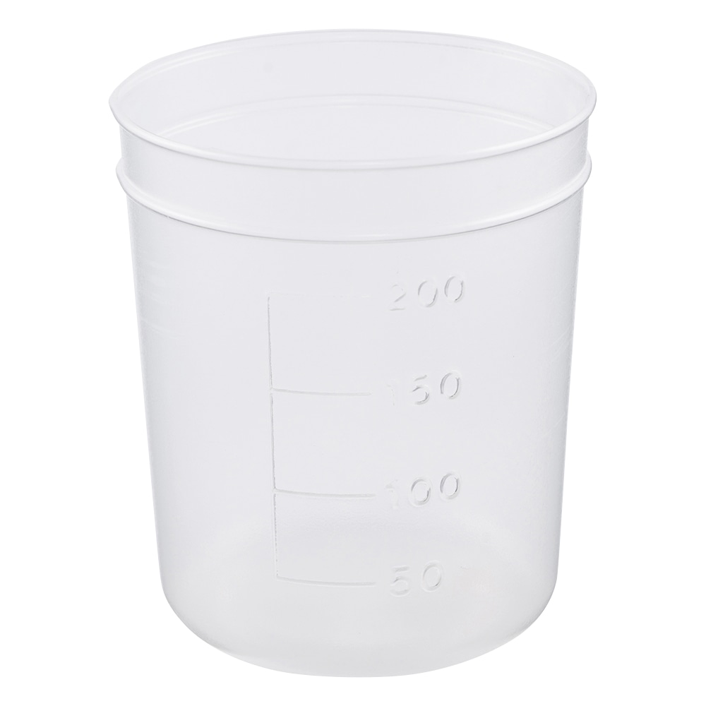 アズワン ディスポカップ (ブロー成型) φ74×φ63×85mm 200mLB-200 1個 (ご注文単位1個) 【直送品】