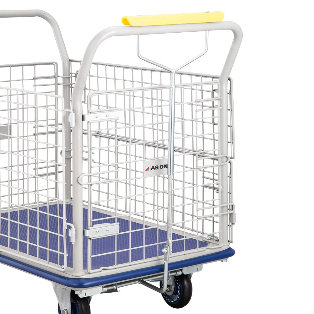 アズワン 観音扉式台車 (1/2開閉扉) ブレーキハンドタイプKT-300H 1個 (ご注文単位1個) 【直送品】