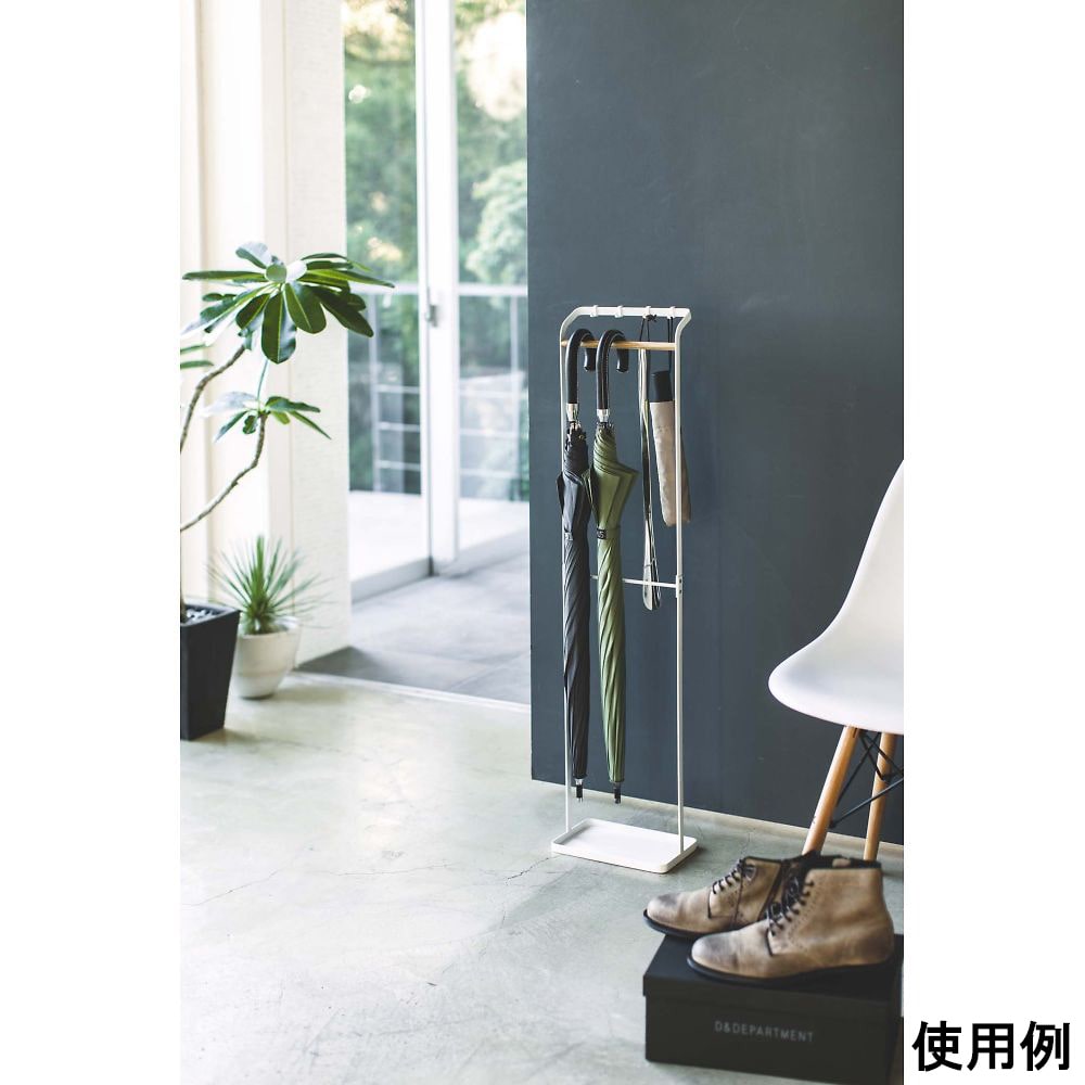アズワン 傘掛け tower 天板なし ホワイトUS-SR WH 1個 (ご注文単位1個) 【直送品】