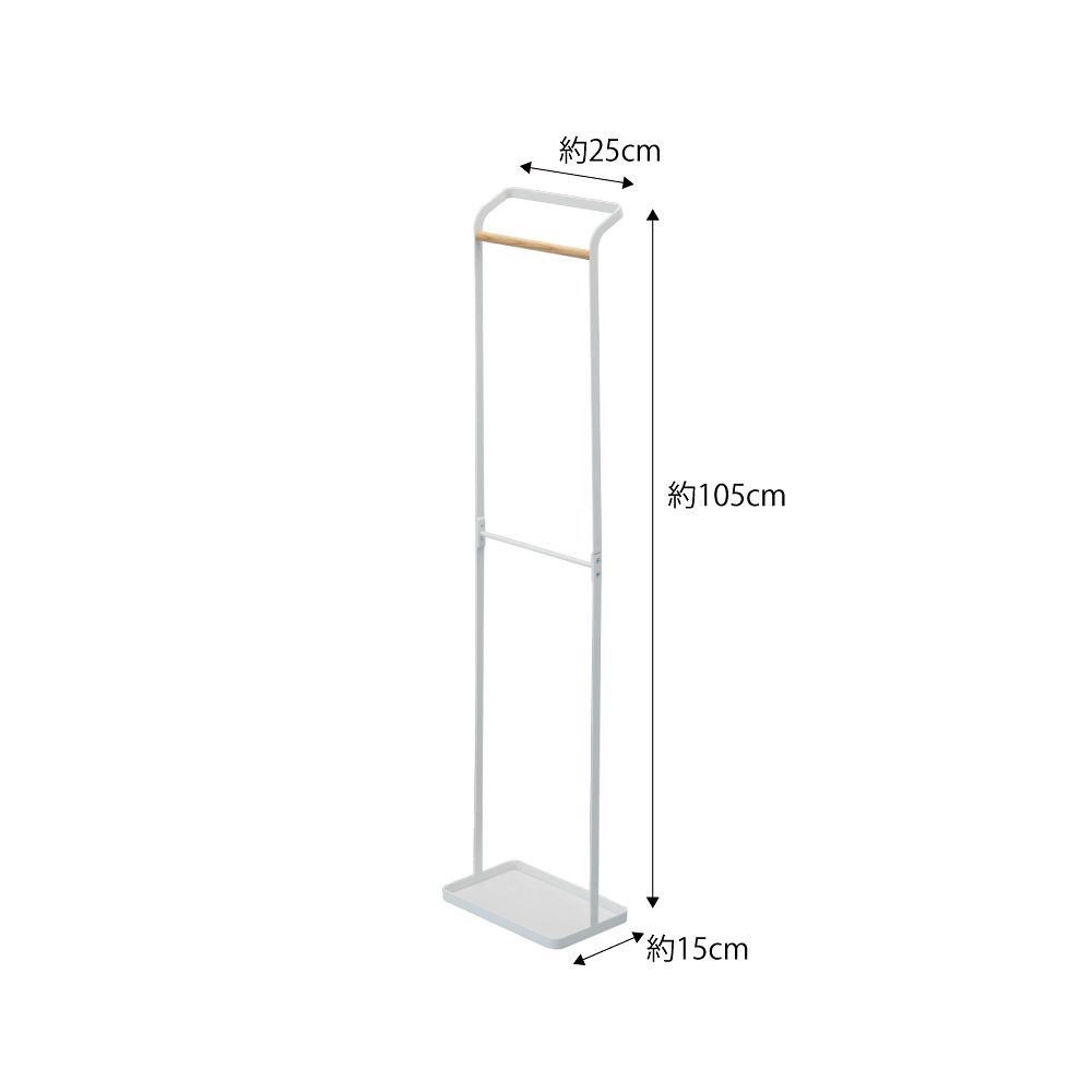 アズワン 傘掛け tower 天板なし ホワイトUS-SR WH 1個 (ご注文単位1個) 【直送品】