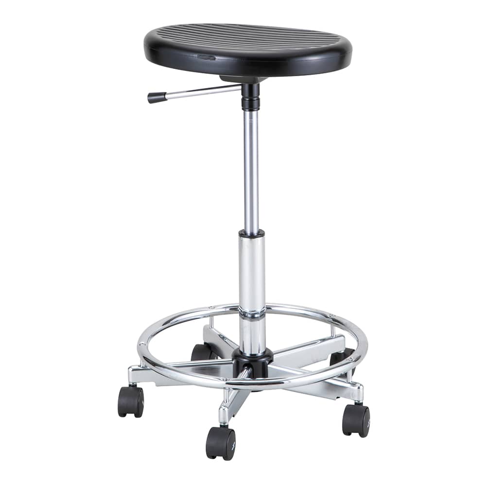 アズワン クリーンルーム用チェアー 背無し リング有りCC-100R 1個 (ご注文単位1個) 【直送品】