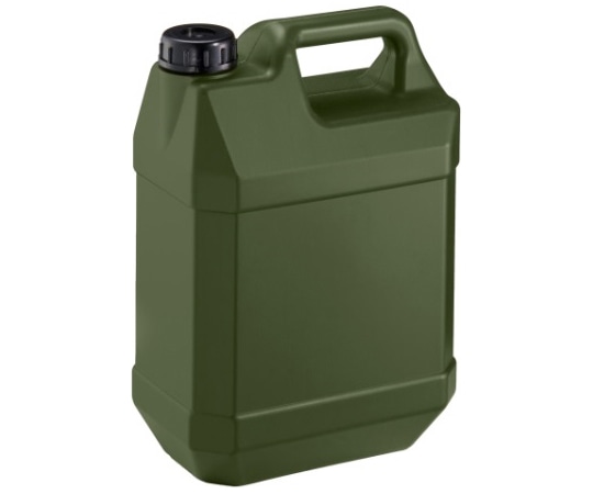 瑞穂化成工業 扁平缶 4L ノズル無 モスグリーン0185MG 1個 (ご注文単位1個) 【直送品】