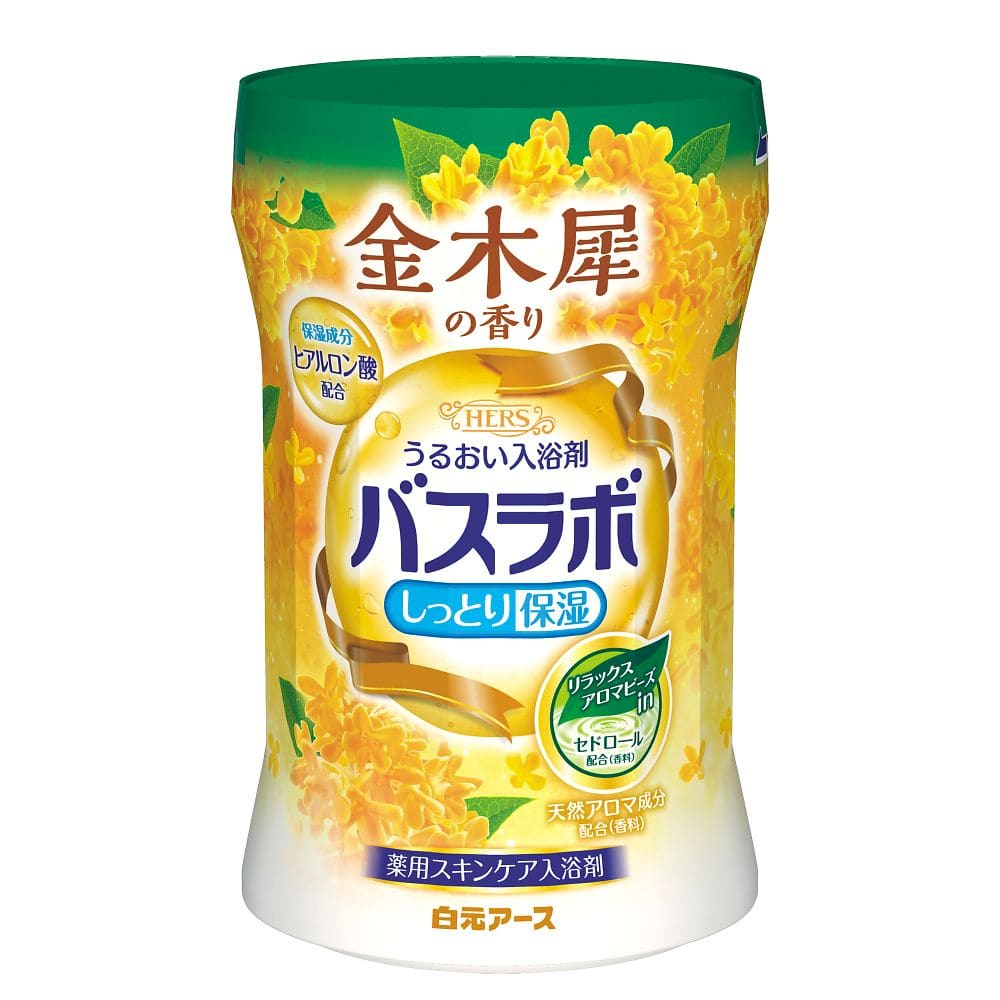 白元アース HERSバスラボ ボトル (入浴剤) 金木犀の香り 540g22488-7 1本 (ご注文単位1本) 【直送品】