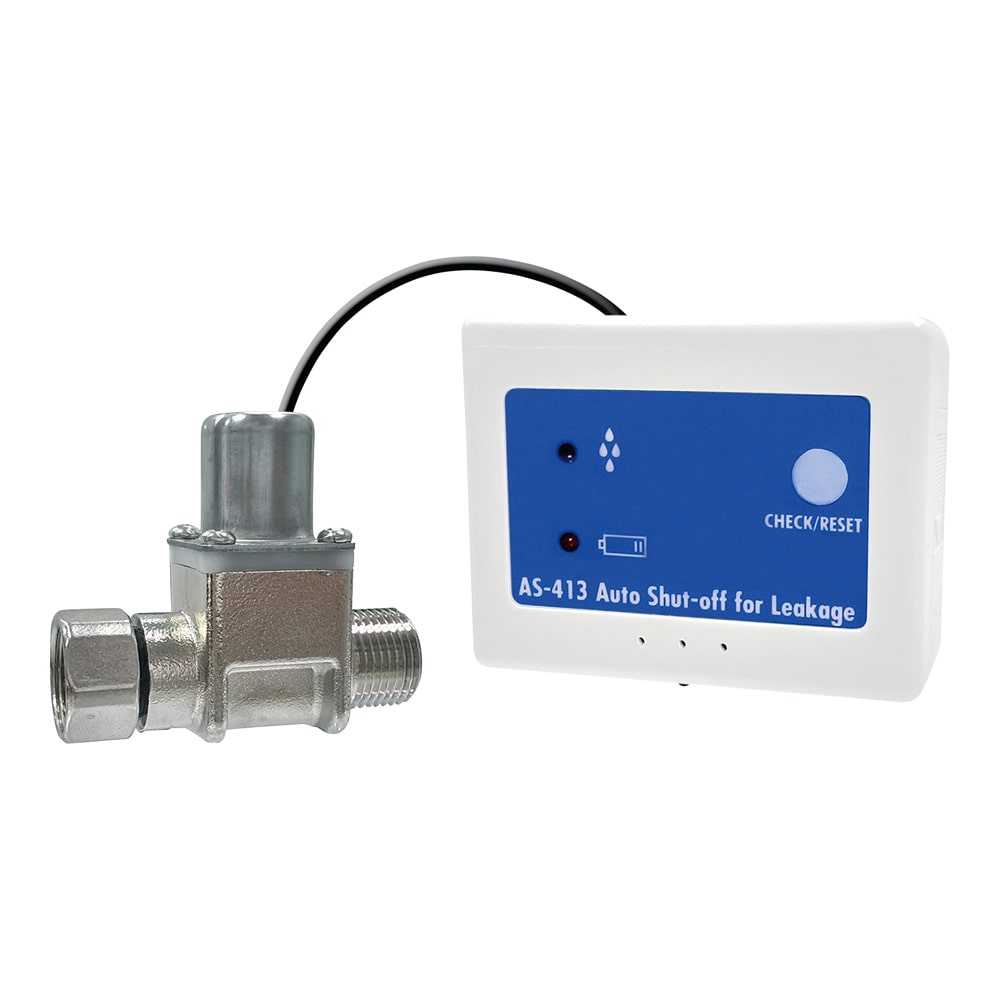 アズワン 水漏れ検知器 (遮断弁付) 真鍮AS-413BR 1台 (ご注文単位1台) 【直送品】