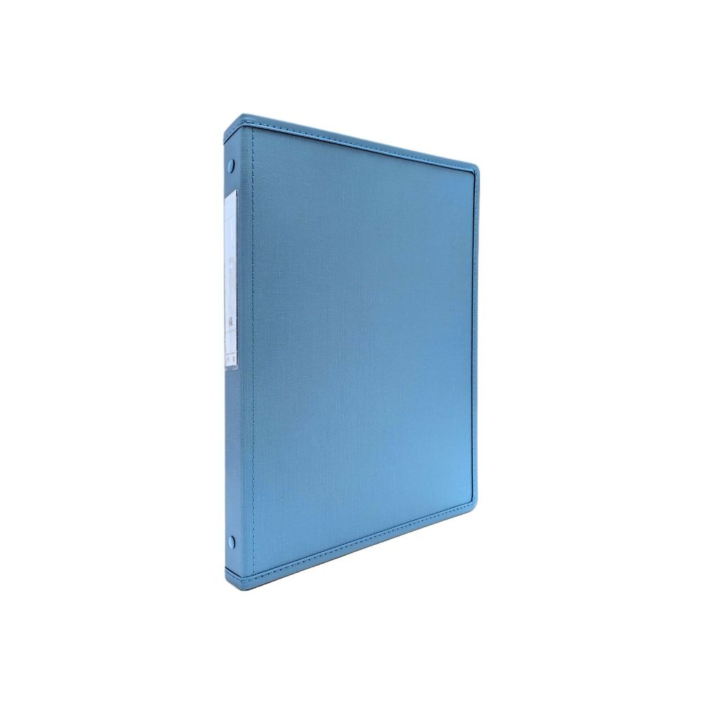 サンリーフ カルテブック (スタンダードタイプ) A4 2穴 ブルー 背幅30mmSK-430-2BL 1冊 (ご注文単位1冊) 【直送品】