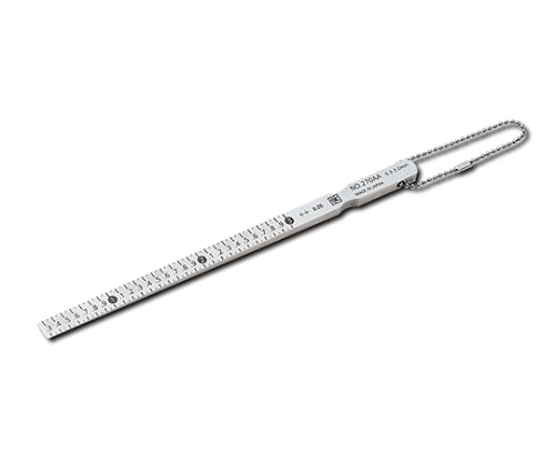 新潟精機 (SK) テーパーゲージ 細幅 0.3-3mm 一般校正付TPG-270AA 1本 (ご注文単位1本) 【直送品】