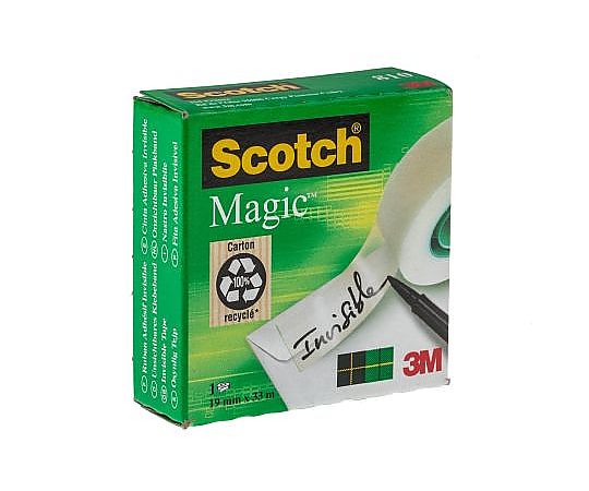 スリーエム オフィス用テープ クリア 19mm×33m810 1個 (ご注文単位1個) 【直送品】