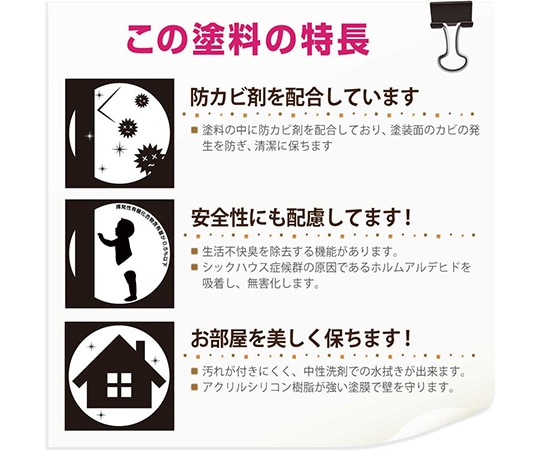 カンペハピオ (KANSAI) 室内かべ用塗料 ミルキーホワイト 3L317650511030 1個 (ご注文単位1個) 【直送品】