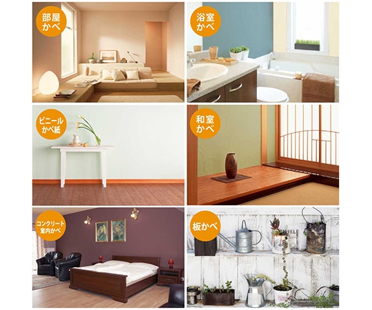 カンペハピオ (KANSAI) 室内かべ用塗料 ミルキーホワイト 3L317650511030 1個 (ご注文単位1個) 【直送品】