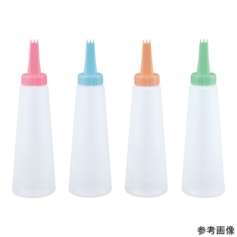 アズワン シャワーボトル (ディスポタイプ) 260mL ピンクPK260 1個 (ご注文単位1個) 【直送品】