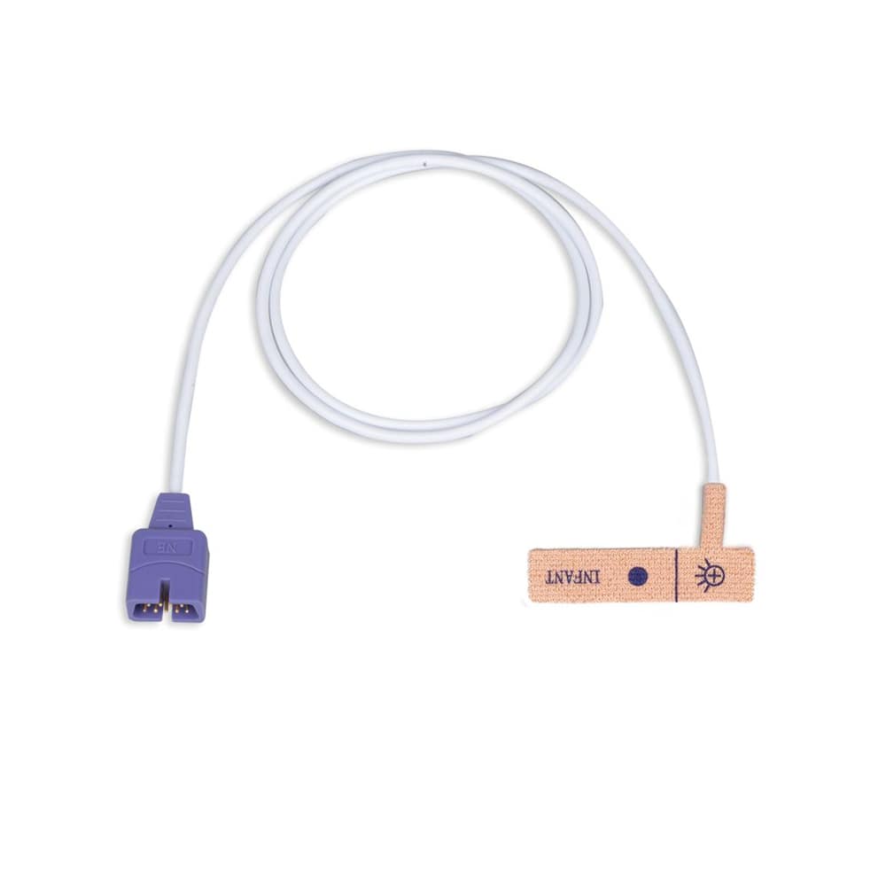 アズワン ディスポーザブルSpO2センサ (ネルコア互換) /幼児 伸縮不織布 0.9m 24本入NT533-01XP 1箱 (ご注文単位1箱) 【直送品】