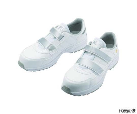 ミドリ安全 JSAA B種認定 超軽量先芯入り静電スニーカー ホワイト 26.5cmSL-615S-W-26.5 1足 (ご注文単位1足) 【直送品】
