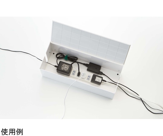 山崎実業 ケーブルボックス ウェブ L ホワイト2707 1個 (ご注文単位1個) 【直送品】