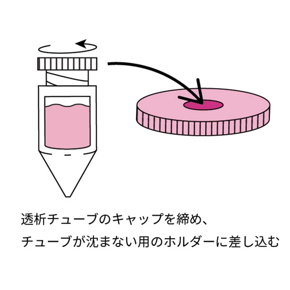 アズワン 透析チューブキット 0.05~0.8mL 3.5kDa 1セット (10本+ホルダー入) MIDI DANDY TUBE 1セット (ご注文単位1セット) 【直送品】