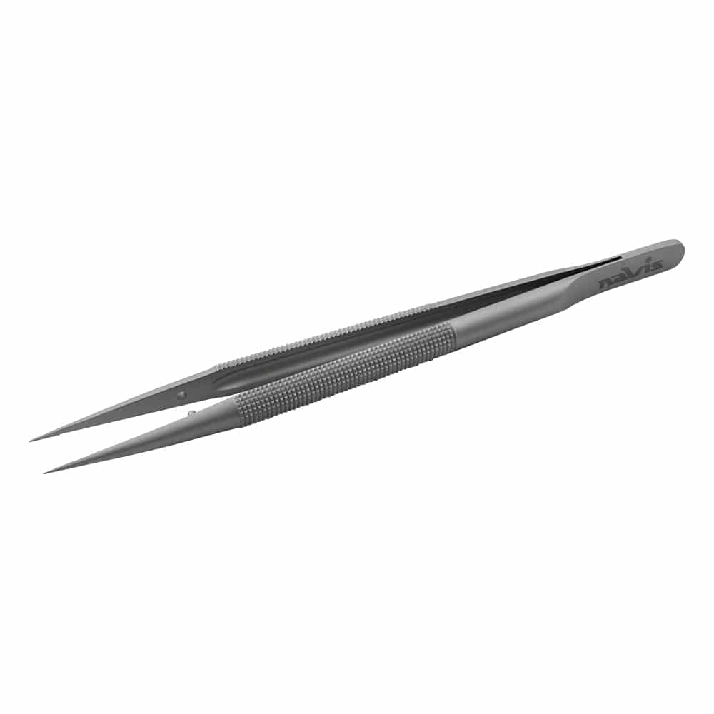 アズワン ラウンドハンドルマイクロピンセット 直NVMF 60 1個 (ご注文単位1個) 【直送品】