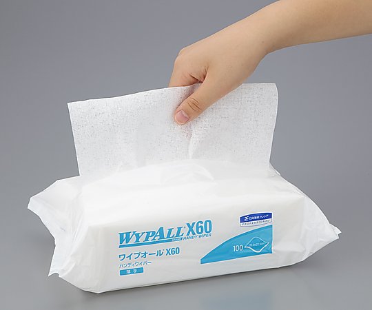 クレシア (小分け) ワイプオールX60 ポップアップタイプ 1袋 (100枚入) 60534 1袋 (ご注文単位1袋) 【直送品】