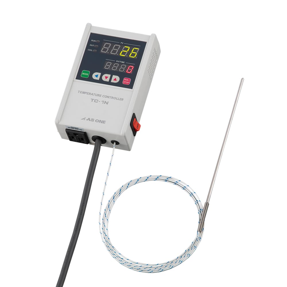 アズワン デジタル温度調節器 (プログラム機能付き) -199.9～＋199.9℃TP-4NP 1個 (ご注文単位1個) 【直送品】