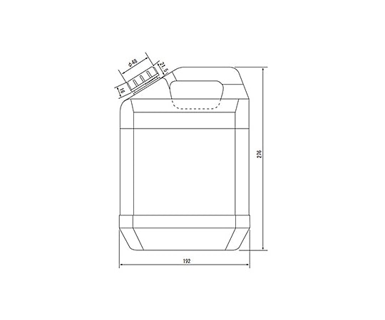 アズワン 角型瓶 (フラット型) 未滅菌 1本K-4000 1本 (ご注文単位1本) 【直送品】
