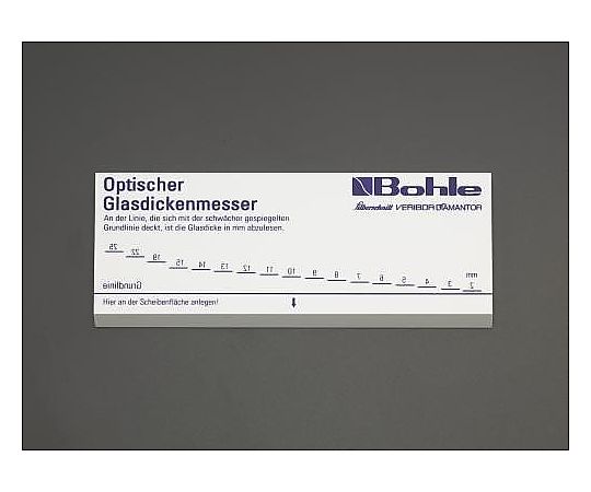 エスコ ガラスシクネスゲージEA720XG-1 1個 (ご注文単位1個) 【直送品】