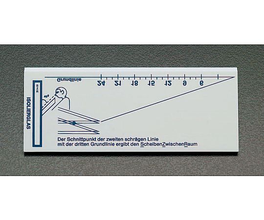 エスコ ガラスシクネスゲージEA720XG-1 1個 (ご注文単位1個) 【直送品】