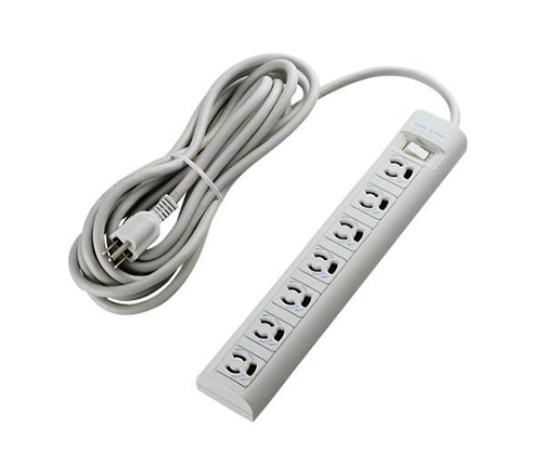 エレコム OAタップ 3P 7個口 マグネット 抜け止め スイッチ 簡易 5mT-Y055DA 1パック (ご注文単位1パック) 【直送品】