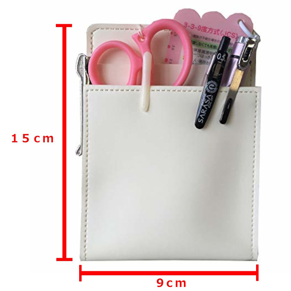 大阪通販 ひっかけペンケース ドットサックス334267 1個 (ご注文単位1個) 【直送品】