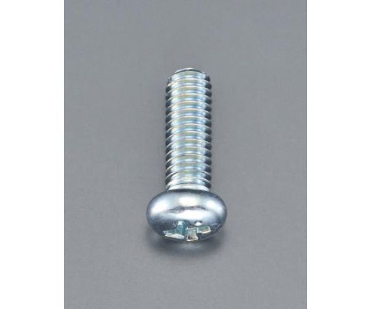 エスコ M3 x10mm 鍋頭小ねじ (ユニクロメッキ/70本) EA949NE-310 1パック (ご注文単位1パック) 【直送品】