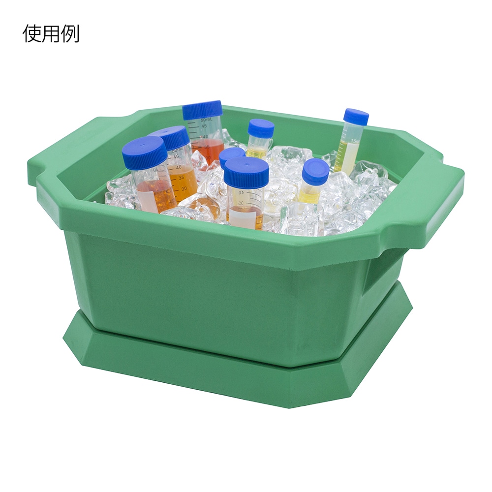 アズワン アイスバケツ (Magic Touch 2 (TM) ) 2.5L グリーンM16807-2004 1個 (ご注文単位1個) 【直送品】