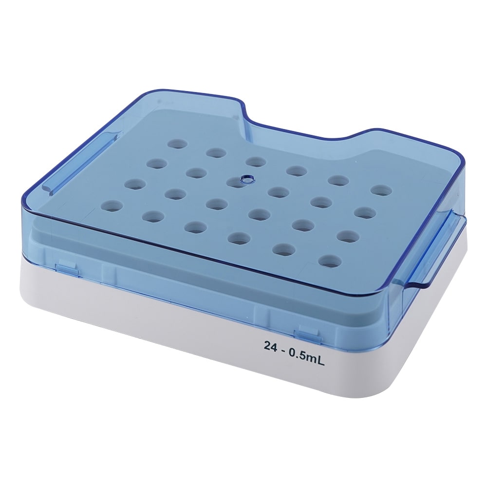 アズワン ブロックバスシェーカー 0.5mL×24本用ブロックBlock-24-05 1個 (ご注文単位1個) 【直送品】